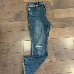 Pistola Straight Leg Jeans With Destruction ~ size 28